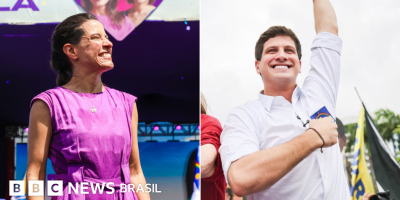 Legenda da foto, Confronto entre Raquel Lyra e João Campos também se dá no campo digital em Pe...
