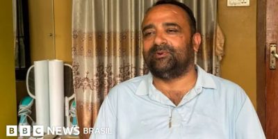 Legenda da foto, Rajendra Dawadi é diretor da Escola de Ensino Médio Tribhuvan Trishuli, em Nuw...