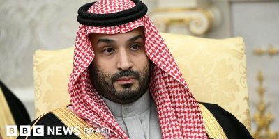 Legenda da foto, Há uma década, o príncipe herdeiro da Arábia Saudita, Mohammed bin Salman, d...
