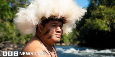 Legenda da foto, Gilmar Cinta Larga é presidente da Coordenação das Organizações Indígenas ...