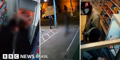 Legenda da foto, Batalhões da PM têm compartilhado ações de policiais para combater onda de a...