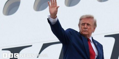 Legenda da foto, O governo Trump já fez vários acenos ao legado da Doutrina Monroe