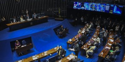 Plenário do Senado Federal durante sessão deliberativa ordinária.