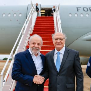 Presidente da República, Luiz Inácio Lula da Silva, e Vice-Presidente da República, Geraldo Al...