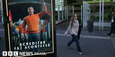 Legenda da foto, Pesquisa inédita mostra que 40% dos brasileiros não confiam ou passam a confia...