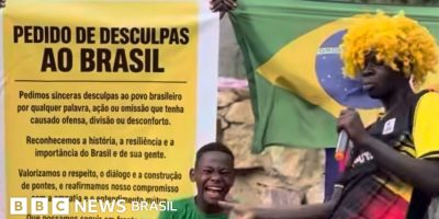 Legenda da foto, Decisão, segundo o Hypers Kids Africa, vem após a reação negativa do público