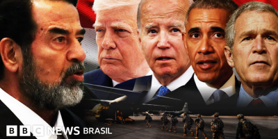 Legenda da foto, Os Estados Unidos planejam retirar o restante de suas tropas do Iraque até 30 d...