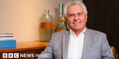 Legenda da foto, Governador oficializou pré-candidatura pelo PSD nesta segunda-feira (30/3)