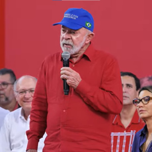 Presidente Lula durante discurso na celebração dos 46 anos do PT, em Salvador