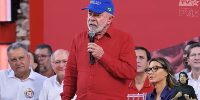 Presidente Lula durante discurso na celebração dos 46 anos do PT, em Salvador
