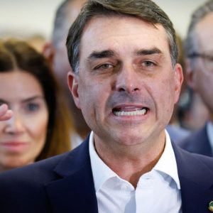 Senador e pré-candidato à Presidência da República, Flávio Bolsonaro (PL-RJ)