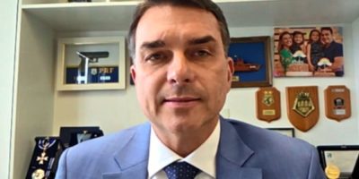 Flávio Bolsonaro em entrevista à Jovem Pan
