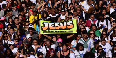 SP - MARCHA/PARA/JESUS - GERAL - Marcha para Jesus, em São Paulo, nesta quinta feira, (08) feria...